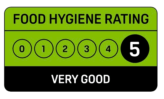 Food hygiene rating 5, very good